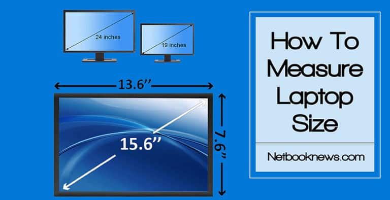 how to measure laptop size