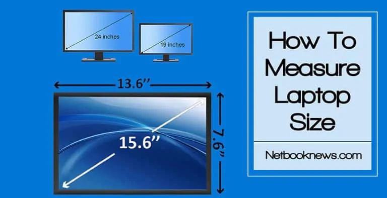 how to measure laptop size