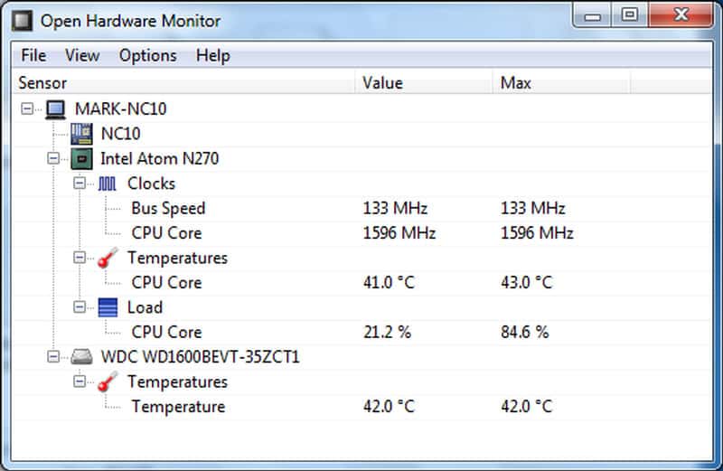 Open Hardware Monitor