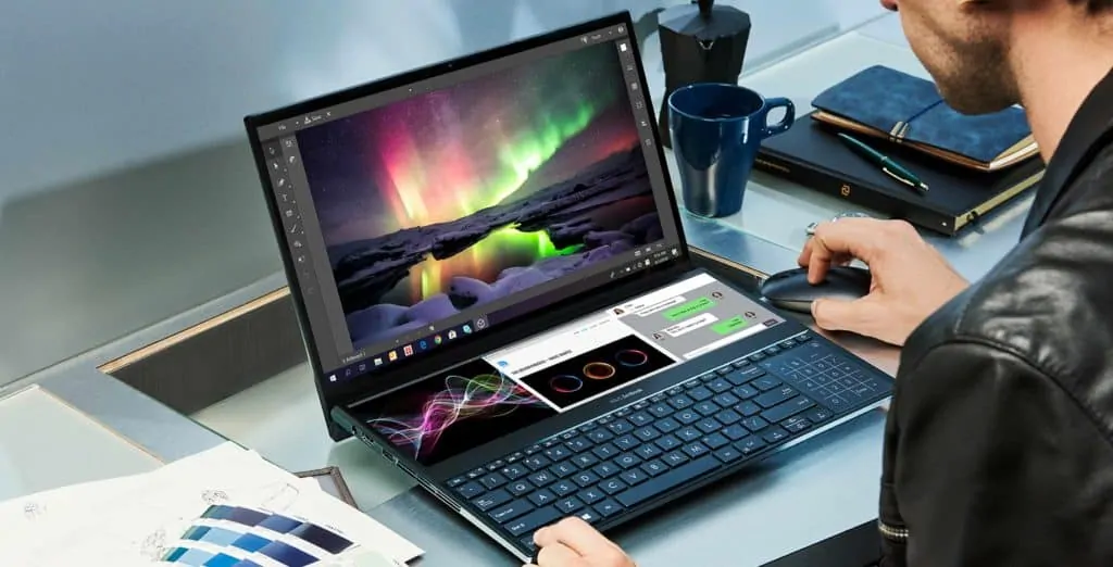 Asus unveils new dual touchscreen laptop