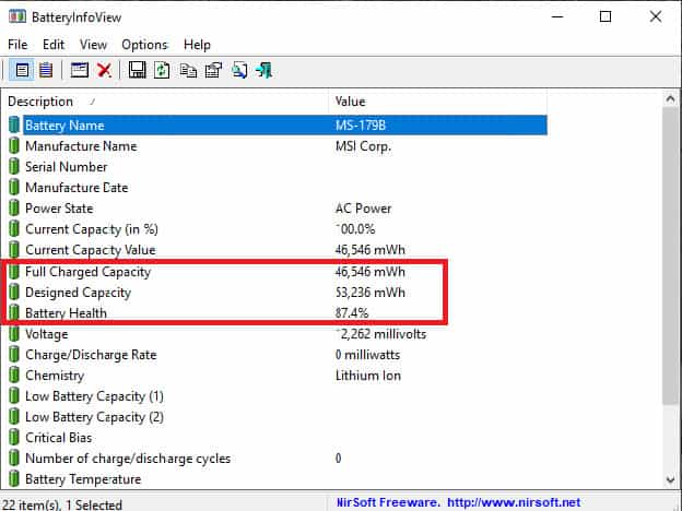 batteryinfoview