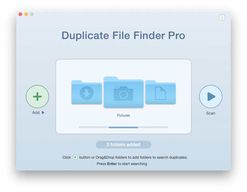 Open "Duplicate File Finder" 