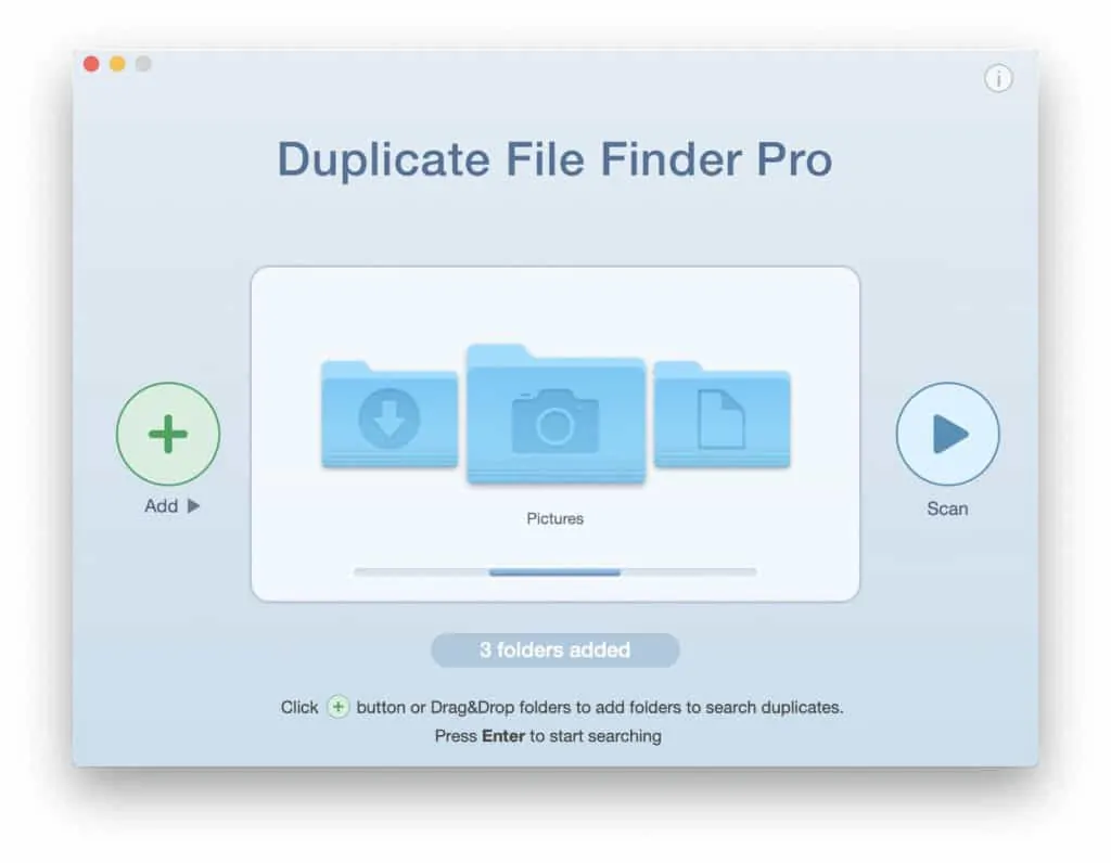 Open "Duplicate File Finder" 