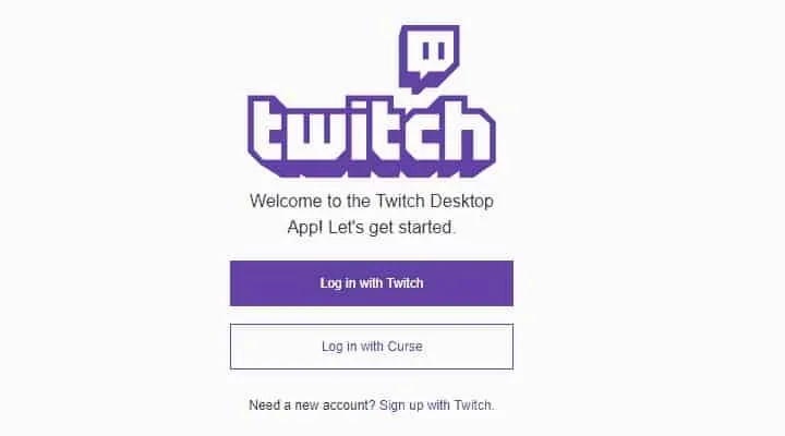 Inscreva-se no Twitch