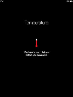 what to do when ipad is overheating