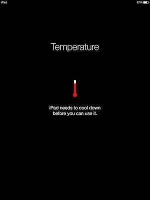 what to do when ipad is overheating