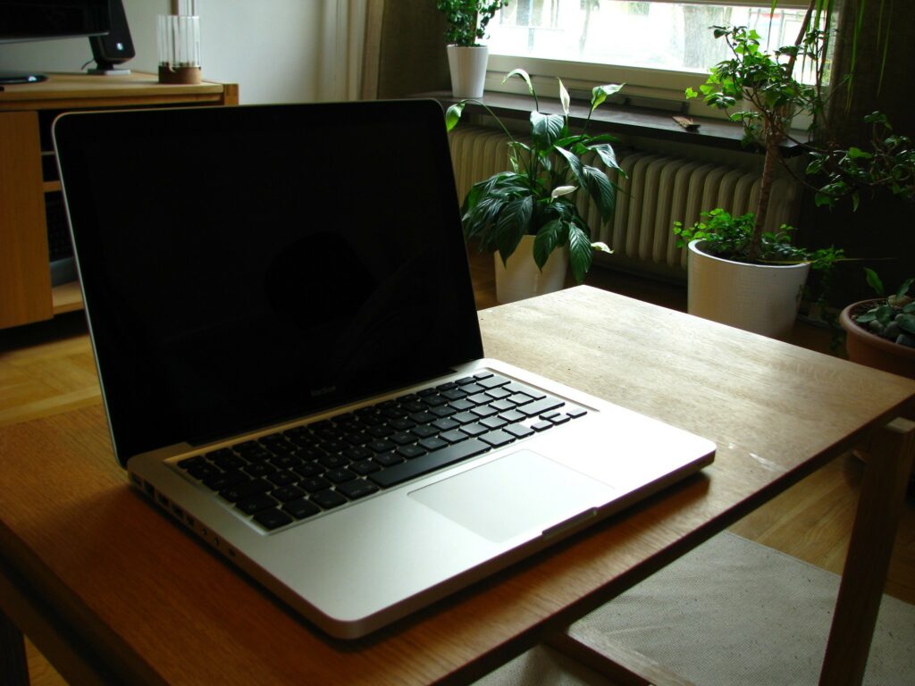 MacBook-on-a-desk